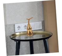 Alipis Brass Chinese Gourd Statue Decorative Feng Shui Ornament for Home and Office Desktop Reusable Craft with Auspicious Luck and Safety Symbol Practical Indoor Decor for Living and