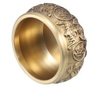 Alipis Brass Cornucopia Ornaments Treasure Bowl Offering Bowl for Desktop Decoration As Home Stuff Grey Metal Material for Tabletop Display