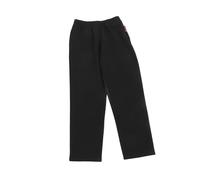 Alipis Breathable Black Chef Pants with Elastic Waist for Men and Women Cotton Work Trousers with Multiple Pockets Loose Cargo Style Kitchen Uniform for Culinary Professionals XL