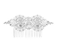 Alipis Bridal Wedding Hair Comb for Women with Silver Zinc Alloy and Artificial Diamonds, Not Easily Deformed or Broken, Comfortable Wearing, for Proms and Weddings