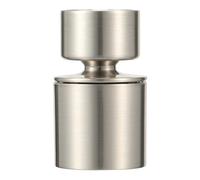 Alipis Brushed Stainless Steel Kitchen Faucet Sprayer Attachment 360° Rotatable Tap Nozzle Adapter Anti-Splash Splash-Proof Aerator for Sink Tap Head Replacement