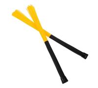 Alipis Brushes Bristles Wave Structure Stick Shaped and Bundle with Yellow Nylon for Providing Smooth Transitions and Volume Control Drum Kits Cajon for Professional