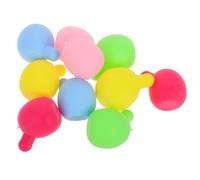 Alipis Bubble Insert for Crochet Toys 10pcs White Silicone Bubble Core Balls, Diy Stress Ball Squeeze Inserts for Boys and Girls Party Favors and Sensory Craft Supplies
