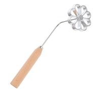 Alipis Bunuelos Mold: Non-Stick Fried Snack Mold with Wood Handle - Aluminum Alloy Rosette Iron - Waffle Maker Accessories for Kitchen Cooking Tool