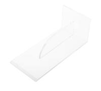 Alipis Cake ScraperSS: Clear Acrylic Cake Smoother - Sharp Edge Smoother for CakesS Buttercream Fondant Cream Baking Decorating Professional Use Tool