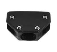 Alipis Camping Cart Handle Connector Oval Pole 25x15mm for 19mm | Plastic and Metal Joint, Black Finish, Effortless Installation, Universal Fit for Garden Use and Outdoor Camping