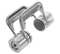 Alipis Camping Light Desk Clamp Mount for Metal Frames and Boards | Stainless Steel Construction, Adjustable Support, Universal Fit, Portable Use for Tents and Outdoor Camping, Silver Finish