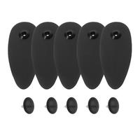 Alipis Car Mat Clips 5 Pack Universal Plastic Floor Mat Fastener for Automotive Carpet Black Anti-Slip Grips for Car Interior Prevent Mats from Sliding and Curling