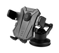 Alipis Car Phone Holder with Arms Suction Cup Mount for Dashboard Windscreen Hands Navigation Calling Compatible with All Smartphones Sleek Design
