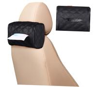 Alipis Car Tissue Holder Compact Visor Headrest Dispenser for Effortless Access Modern Soft Design Space Saving Organizer for Car Interior Accessories Easy Setup