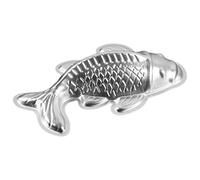 Alipis Carp Cake Mold 3D Fish Shape Non-Stick Aluminum Baking Tin 10.08X5.51 Inch Multifunctional Jelly Rice Cake Mold Kitchen Baking Accessory