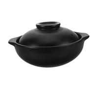 Alipis Casserole Clay Pot Heat Resistant Pottery Ceramic Stock Pot with Lid for Cooking Rice Noodles Soups Stews for Everyday Kitchen Use Easy to Clean