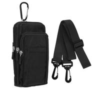 Alipis Casual Phone Waist Bag Messenger Bag with Workmanship Waterproof Nylon Fabric Strong Storage and Protection for Mobile Phones for Christmas and Father's Day