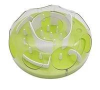 Alipis Cat Interactive Maze Slow Feeder for Indoor Cats Green Puzzle Plaything for Healthy Eating Indigestion Prevention Obesity Control and Fun Exercise