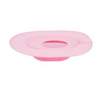 Alipis Cat Toilet Training Seat Kit with Suction Cup for Indoor Cats and Kittens, Pink Pp Material, Gradual Training Mode, Litter Scatter Prevention, Easy Transition from Litter Box