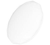 Alipis Ceiling Light Shade Round PVC Shell Cover with Base Plate Accessory Kit, Easy Install, Uniform Light Distribution, for Bedroom Interior Decor