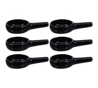 Alipis Ceramic Candle Plate Easy to Store and Move 6pcs with Handle for Aluminum Candles for Incense Holders and Fragrance Warmers Tray