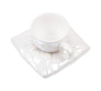 Alipis Ceramic Coffee Cup and Saucer Set for Afternoon Tea at Home Office