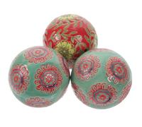Alipis Ceramic Floating Balls - 6Cm Decorative Porcelain Spheres for Home Decor, Fish Tank, Bird Bath, Flower Pool, 3Pcs Assorted Color