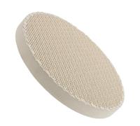 Alipis Ceramic Honeycomb Soldering Board with Thermal Insulation and Protective Pad, Round Shape for Industrial Fields and Welding, Beige Sturdy Jewelry Soldering Platform
