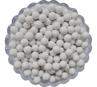 Alipis Ceramic Pie Weights Baking Beans, 580g White Ceramic Heat Resistant, Storage Bottle for Blind Baking Pastry and Tart Crusts