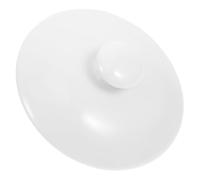 Alipis Ceramic Stew Pot Lid 3.3 Inch Replacement Lid for Soup Bowls and Ramekins Ideal for Steaming Eggs and Serving Pudding in Kitchen