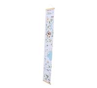 Alipis Children's Height Growth Chart, Canvas Wall Hanging Ruler with Wooden Frame, Removable Height Wall Chart for Kids, Cartoon Themed Nursery and Corridor Décor