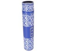 Alipis Chinese Calligraphy Scroll Box, Blue and White Porcelain Printed Storage Tube, Calligraphy and Painting Works Organizer for Art Scrolls and Posters, Traditional Chinese Style