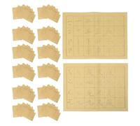 Alipis Chinese Calligraphy Writing Practice Paper with Beginner-Friendly Design 120pcs and Precision Control Training Khaki Paper Sheets for Learning Environments and Practicing at Home
