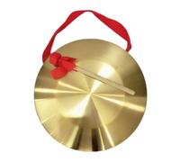Alipis Chinese Traditional Percussion Gong Instrument Gong Mallet for Adults Decorative Percussion Instruments for Sound Therapy and Cultural Performance