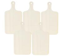 Alipis Chopping Board 5pcs Wooden Mini Cutting Boards Maple Wood Kitchen Cutting Safe Edges DIY Craft Boys and Girls Toy