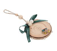 Alipis Christmas Bell Pendant Xmas Tree Ornament for Holiday Decoration Brown Round Hanging Adornment Suitable for Indoor Outdoor Christmas Party and Gift Giving