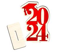 Alipis Class of 2024 Wooden Sign Graduation Season Decor Photo Prop Modern Style Centerpiece