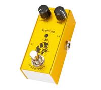 Alipis Classic Tube Amplifier Tremolo Guitar Effect Pedal with Photoelectric Tube Circuit Intensity and Rate Knobs for Electric Guitar Vintage Tone Simulation