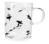 Alipis Clear Borosilicate Glass Mug Handle for Tea Coffee Juice and More Lightweight and for Everyday Use