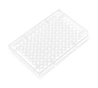 Alipis Clear Cell Culture Plate with Flat Bottom and Wells Transparent Laboratory Experiment Device for Biological Analysis and Cell Interaction Studies Μl Capacity