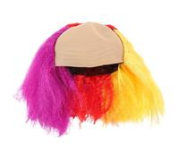 Alipis Colorful Lightweight Wigs for Women and Men Comfortable Fancy Costume Hairpieces for Halloween Parties Cosplay Bar Events Djs Performers