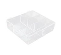 Alipis Compartments Display Storage Box Showcase for Figures Gemstone Collections Model Display Holder