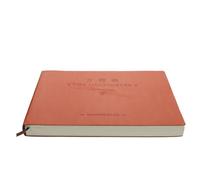 Alipis Concise Account Book with Form Handbook Pages Brown Faux Cover Multi-use Journal for Business Diary and Note Taking