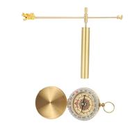 Alipis Copper Feng Shui Dowsing Rod Dragon Head Probe Tool Divining Rod Compass Practical Easy to Carry for Feng Shui Divination and Water Source Search