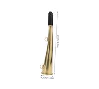 Alipis Copper Railway Signal Horn Outdoor Road Horn Loud Audible Railway Bell for Train Operators Track Safety Communication