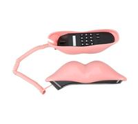 Alipis Corded Lip Phone Creative Desk Phone for Home Hotel Bar Vintage Retro Decor Tabletop Decor