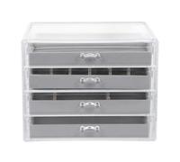Alipis Cosmetic Box for Makeup Desktop Cosmetic Organizer Made of Material for Everyday Use Your Desktop