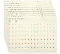 Alipis Countdown Study Plan Sheets 10pcs Daily Time Management Planner to Do List Scheduling Pads for Self-discipline and Life Planning