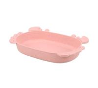 Alipis Crab-themed Pink Plastic Shower Accessory for Pet Birds and Parakeets, Spacious Bathing Session and Easy Cleaning Bird Bath Designed inside Cage Use