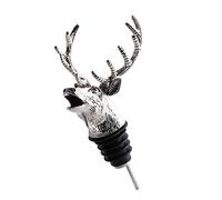 Alipis Creative Deer Head Wine Pourer Aerator for Standard Bottles Unique Animal Design Wine Spout for Home Parties and Bars