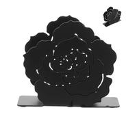 Alipis Creative Desktop Napkin Holder Tree Napkin Holder Multifold Car Wipe Holder Standing Condiment Holder Bar Coaster Red Stick Gold Bib Holder Clip Party Tabletop Unique Black Iron