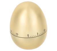 Alipis Creative Egg Shape Baking Timer Kitchen Mechanical Countdown Tool for Cooking and Studying with Loud Alarm Iron Material Gift for Students