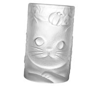 Alipis Creative Glass Cat Teacup 120ml Reusable and Easy to Clean Glass Drinking Cup for Family Gathering and Birthday Party
