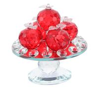 Alipis Creative Large Crystal Fruit Tray Decorative Snack Bowl for Home and Office Housewarming Stylish Artful Display for Living Balcony Bedroom